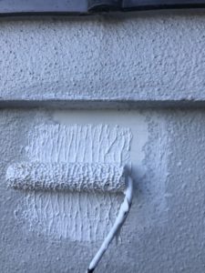 塀の膨れ直し塗装